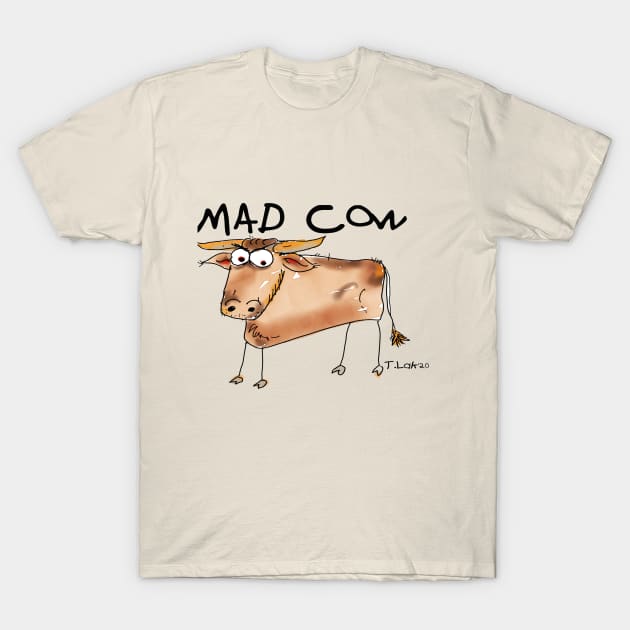 mad cow T-Shirt by tlak